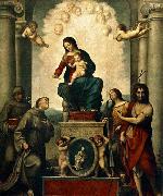 Correggio, Madonna with St. Francis