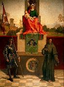 Giorgione Madonna and Child Enthroned between St Francis and St Liberalis