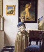 JanVermeer, A Young Woman Standing at a Virginal