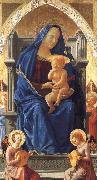 MASACCIO, The Virgin and Child with Angels