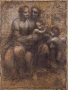 Raphael, The Virgin and Child with Saint Anne and Saint John the Baptist