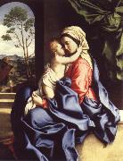 SASSOFERRATO, The Virgin and Child Embracing