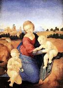 Raffaello, Madonna and Child with the Infant St John