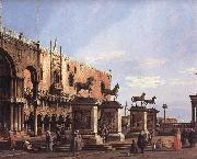 Canaletto, The Horses of San Marco in the Piazzetta