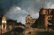 Canaletto, Santi Giovanni e Paolo and the Scuola di San Marco