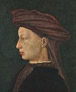 MASACCIO, Profile Portrait of a Young Man