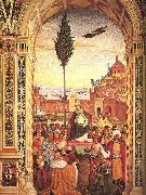 Pinturicchio, Aeneas Piccolomini Arrives to Ancona