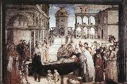Pinturicchio, Death of St. Bernardine