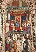 Pinturicchio, Pope Aeneas Piccolomini Canonizes Catherine of Siena