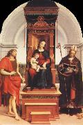 Raphael, Virgin and Child with SS.John the Baptist and Nicholas