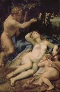 Correggio Venus and Eros was found Lin God USA oil painting reproduction
