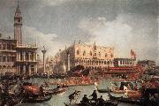 Canaletto, The Bucintore Returning to the Molo on Ascension Day c