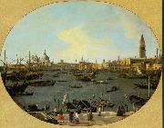 Canaletto, Venice Viewed from the San Giorgio Maggiore - Oil on canvas