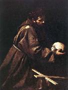 Caravaggio, St Francis c. 1606 Oil on canvas