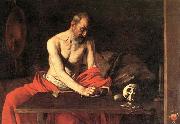 Caravaggio, St Jerome 1607 Oil on canvas