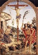 Pinturicchio, The Crucifixion with Sts. Jerome and Christopher,