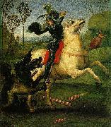 Raphael, Saint George and the Dragon, a small work