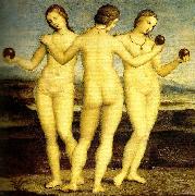 Raphael, three graces muse'e conde,chantilly