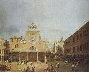 Canaletto, Platz vor San Giacomo di Rialto in Venedig.