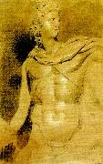 J.M.W.Turner, study of the head and torso of the apollo belvedere