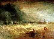 J.M.W.Turner life-boat and manby apparatus going off to a stranded vessel oil painting artist