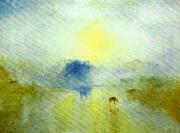 J.M.W.Turner, norham castle, sunrise