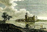 J.M.W.Turner caernarvon castle from picturesque