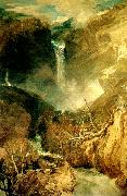 J.M.W.Turner, fall of the reichenbach in the valley of oberhasli switzertand