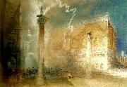 J.M.W.Turner, venice storm in the piazzetta