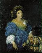 Titian, Portrat der Laura de Dianti