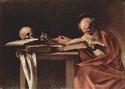 Caravaggio, Hieronymus beim Schreiben