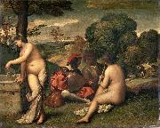 Giorgione, Pastoral Concert