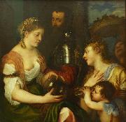 Titian, Conjugal allegory  Louvre
