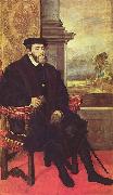 Titian, Portrat des Karl V. im Lehnstuhl