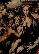PARMIGIANINO, Thronende Madonna, Hl. Zacharias, Hl. Johannes der Taufer und Hl. Maria Magdalena