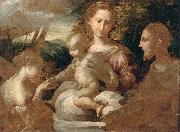 PARMIGIANINO The Mystic Marriage of St Catherine
