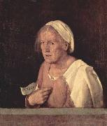 Giorgione, Portrat einer alten Frau