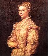 Titian, Portrait of Titians daughter Lavinia