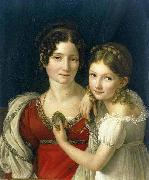 riesener, portrait of a mother and daughter