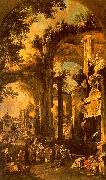 Canaletto An Allegorical Painting of the Tomb of Lord Somers Sweden oil painting reproduction