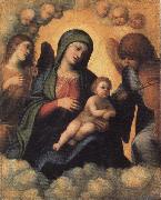 Correggio, Madonna and Child in Glory with Angels