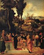 Giorgione, Moses' Trial by Fire