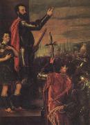 Titian The Exbortation of the Marquis del Vasto to His Troops Germany oil painting reproduction