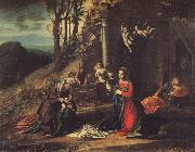 Correggio, Modonna and Child with Saint Elizabeth and the Young Saint John
