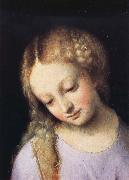Correggio, Details of Madonna and Child with the Young Saint John