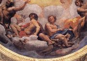 Correggio, Details of the cupola with the apostles Philip and Thaddeus,James the Less and Thomas,Andrew and Jomes the Great