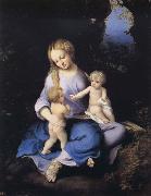 Correggio, Madonna and Child with the Young Saint John