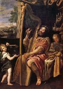Domenichino, Le Roi David jouant de la harpe