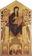 Cimabue Madonna and Child Enthroned with Angels and Prophets (mk08)