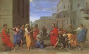 Poussin Christ and the Woman Taken in Adultery (mk05)